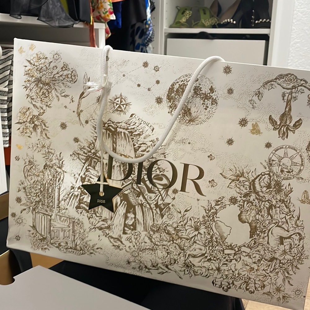 Authentic Dior medium shopping bag